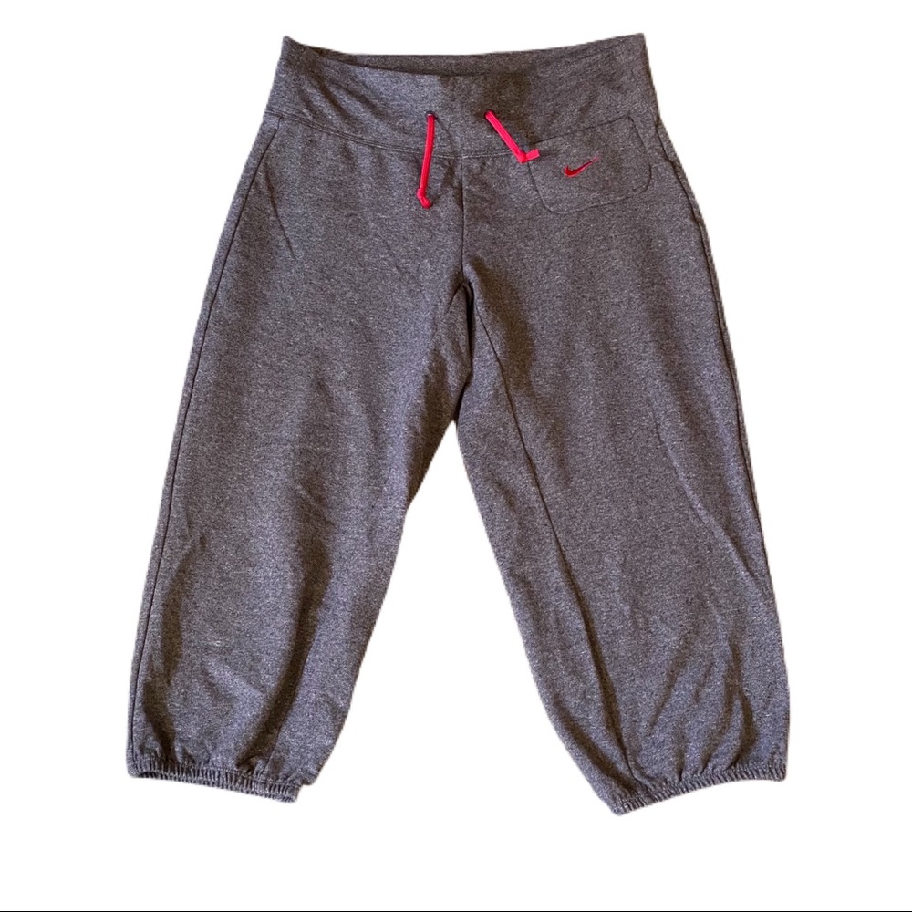 Nike Cropped Sweatpants Grey Sz XS